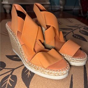 Vince Camuto Women's Orange Wedge Sandals
